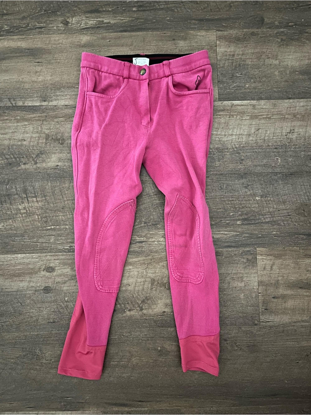 Girls' Pink Riding Breeches